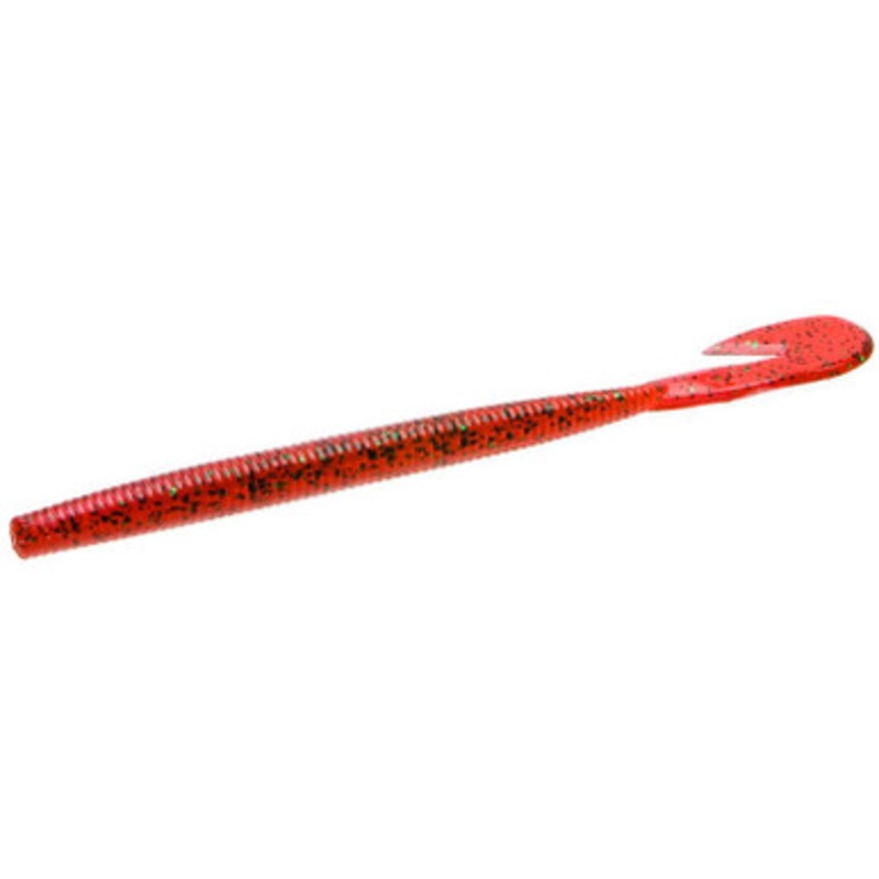 Zoom UV Speed Worm – 6in – Red Bug Shad
