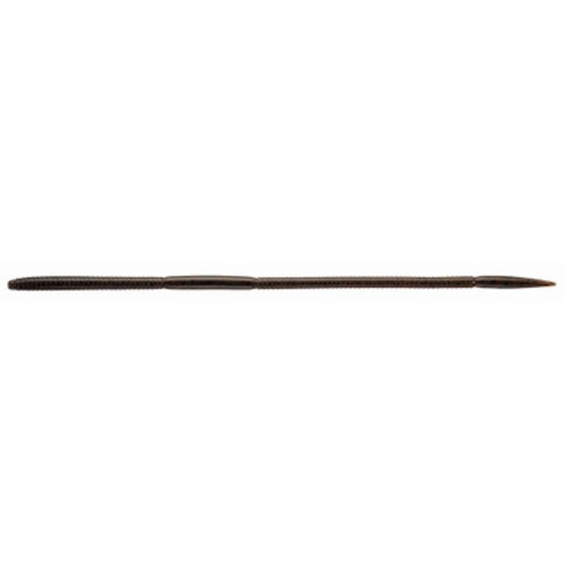 Evergreen Bow Worm Noodle Softbait – 8in – Green Pumpkin