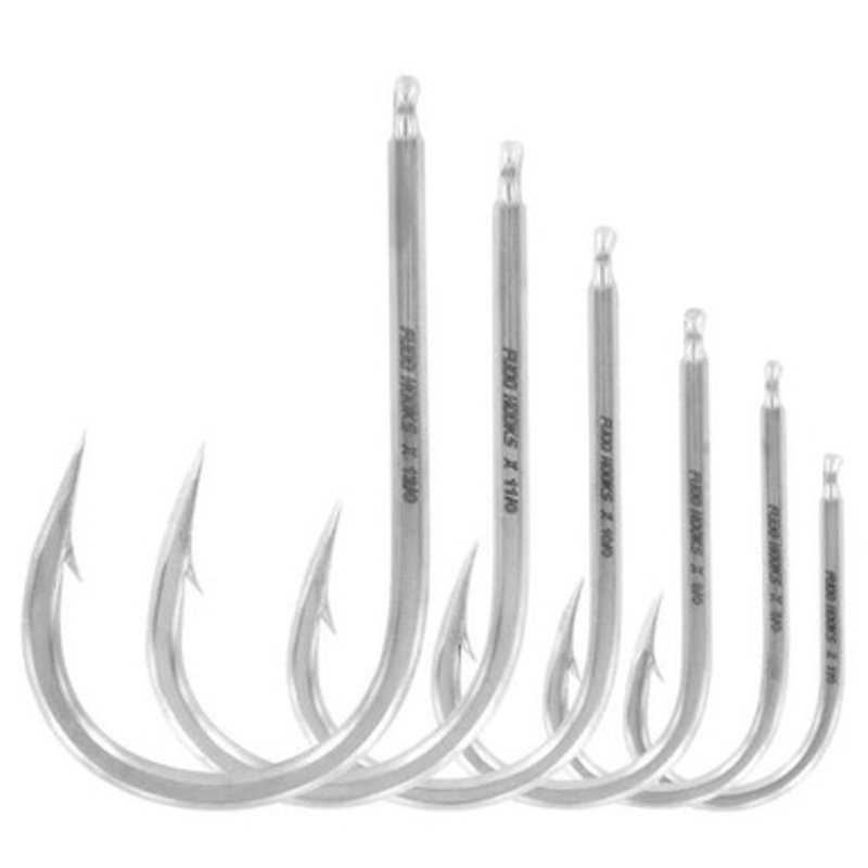 FUDO Super Ocean Kona Cut Needle Eye Hook – 7/0 – 2pk