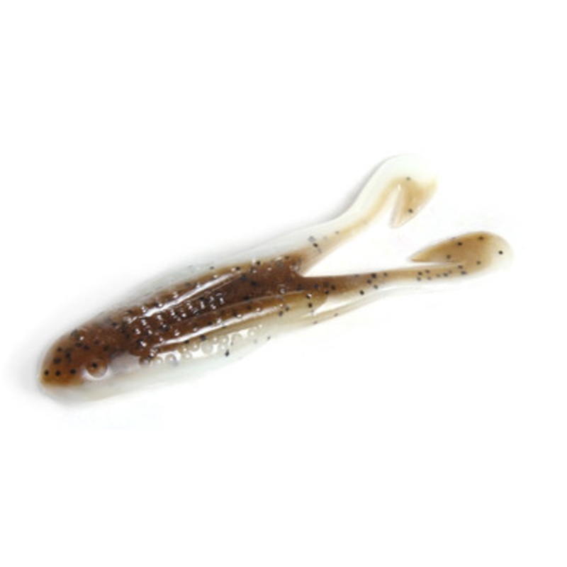 Zoom Horny Toad Bait – 4-1/4in – Green Pumpkin/Pearl
