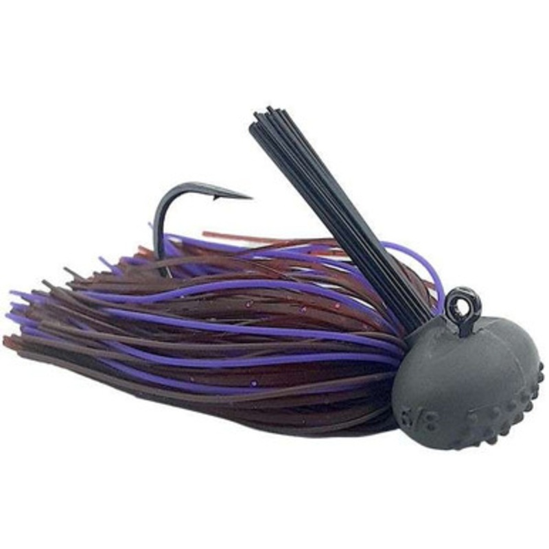 Beast Coast Tungsten Compound Baby Dozer Football Jig – 5/8oz – Stealth PBJ