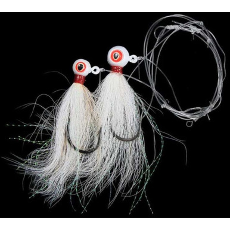 Jigging World BuckEye Hi-Lo Rig – White