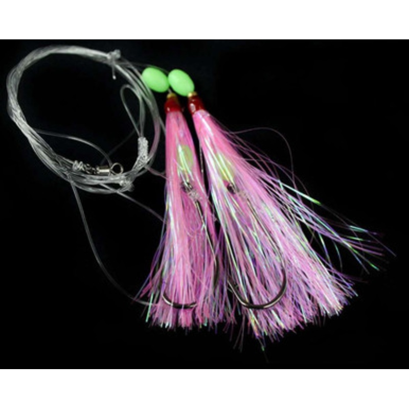 Jigging World Hi-Lo Flasher Rig – 4/0 – Pink