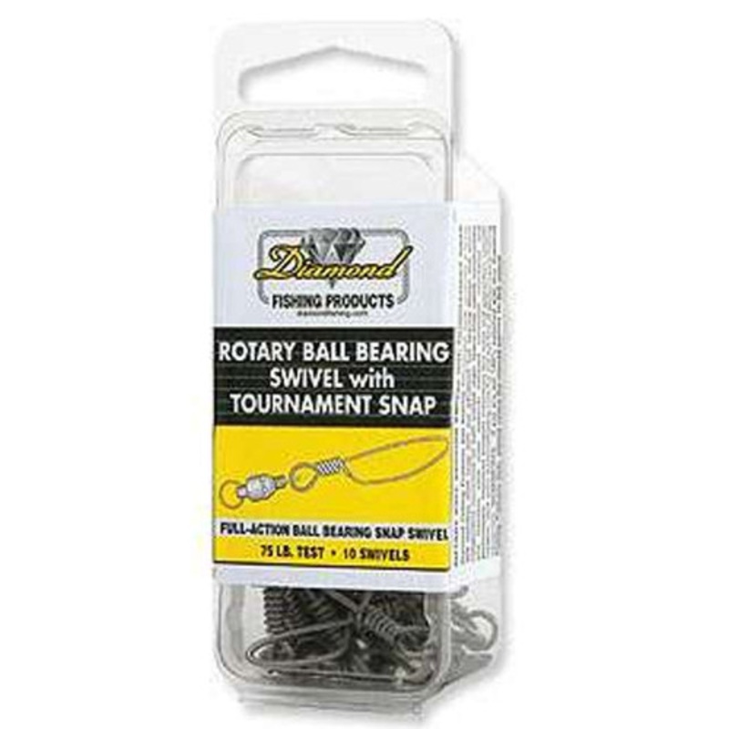 Momoi 80702 Size 2 50lb 10pk Diamond Swivels