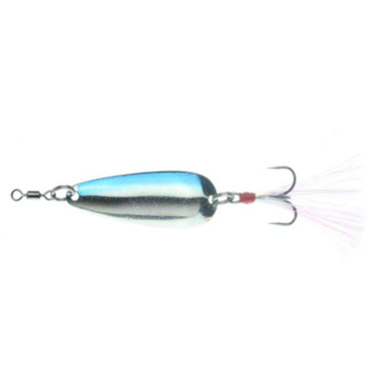 Nichols Lures Mojo Flutter Spoon – 1/2oz – Blue Shad