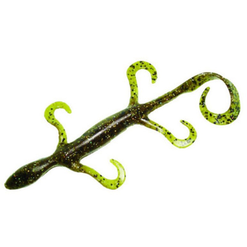 Zoom Lizard Bait – 6in – Green Pumpkin Magic