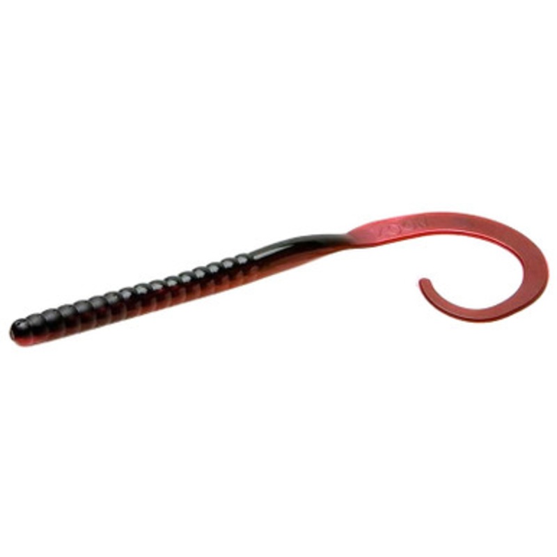 Zoom Ol’ Monster Bait 10.5in Red Shad