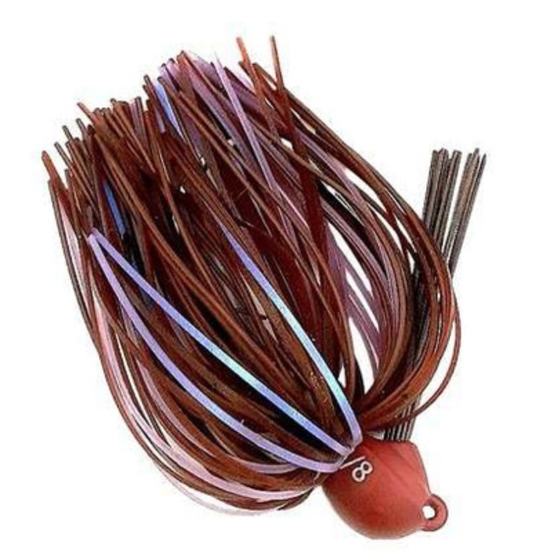 Beast Coast Tungsten Lil’ Magnum F & P Jig – 3/8oz – Stealth Jelly