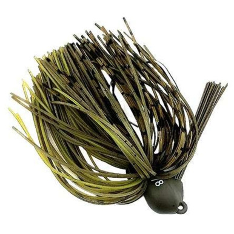 Beast Coast Tungsten Lil’ Magnum F & P Jig – 3/8oz – Stealth Pumpkin
