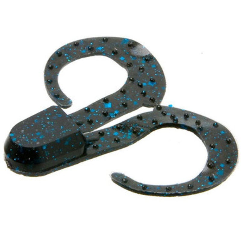 Zoom Swimmin Chunk – 3in – Black Blue Glitter