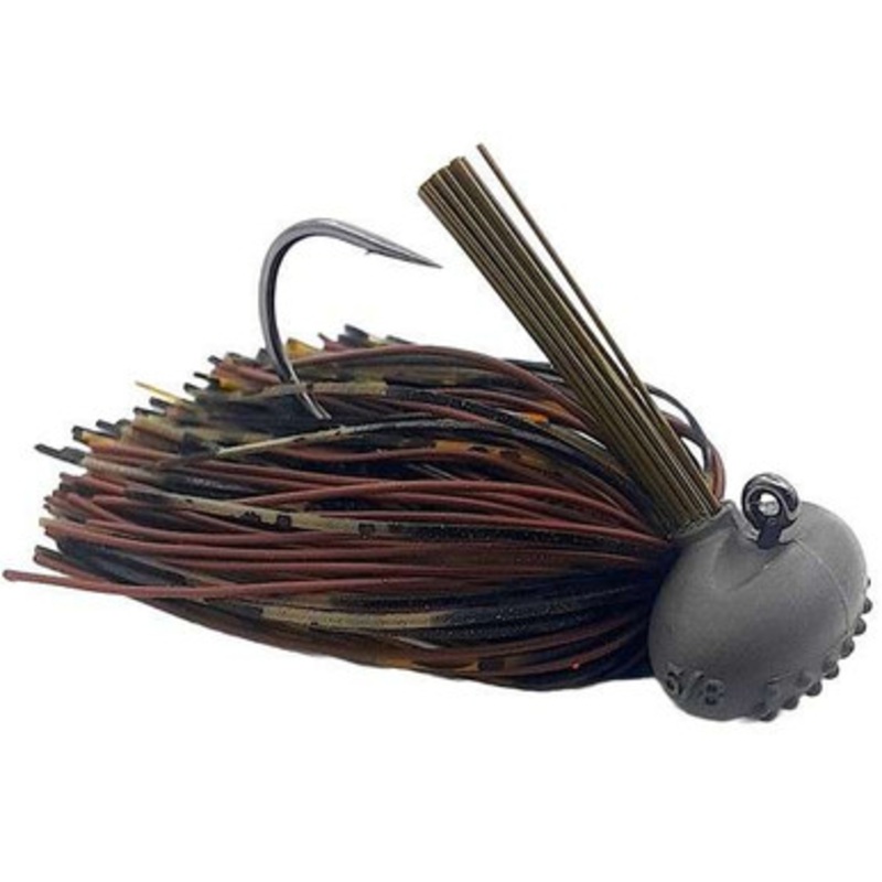 Beast Coast Tungsten Compound Baby Dozer Football Jig – 7/16oz – Stealth Craw