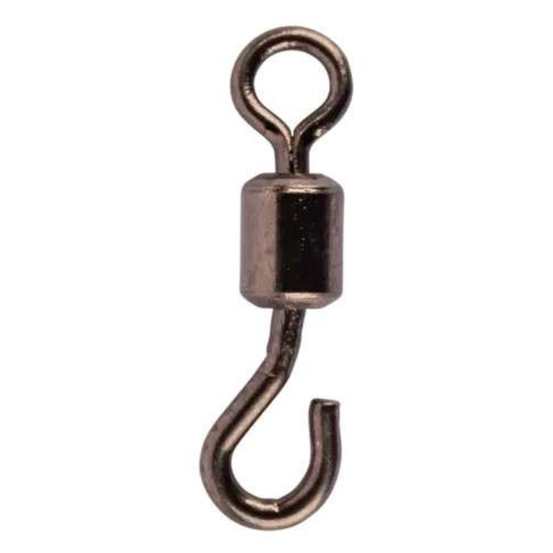 Mustad Demon Open Eye Rolling Swivel – 6 – 30lb – 10pk