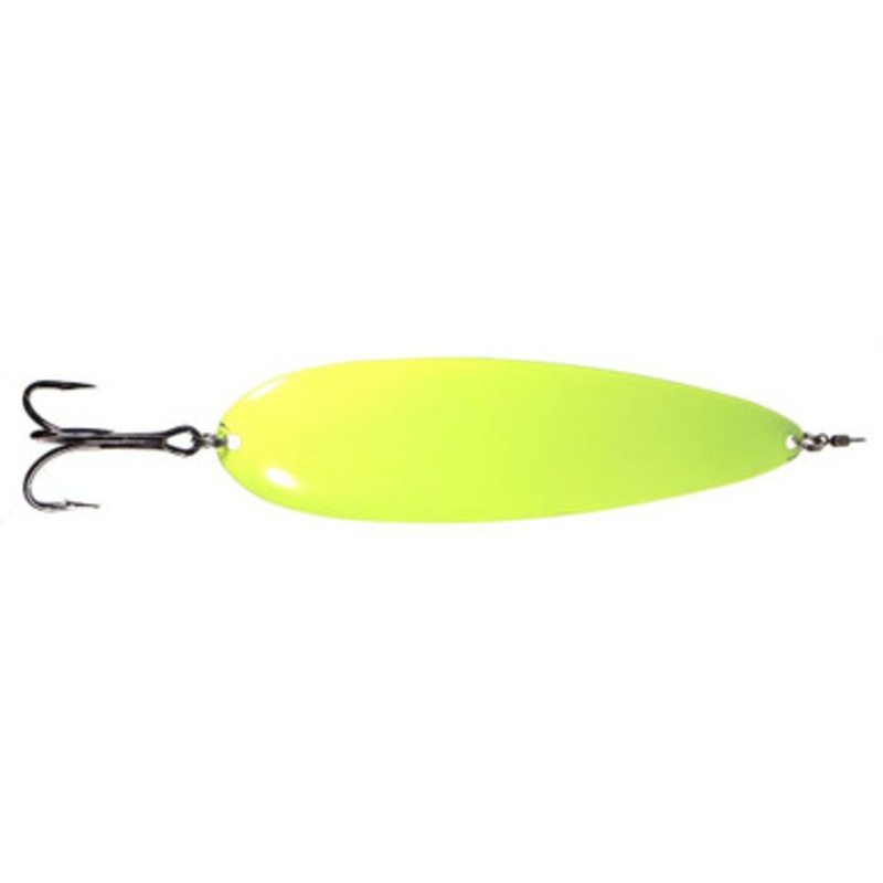 Nichols Lures Ben Parker Magnum Striper Spoon – 6.5in – Chartreuse