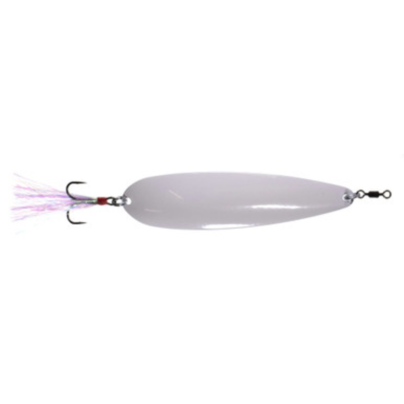 Nichols Lures Lake Fork Flutter Spoon – 5in – Snow