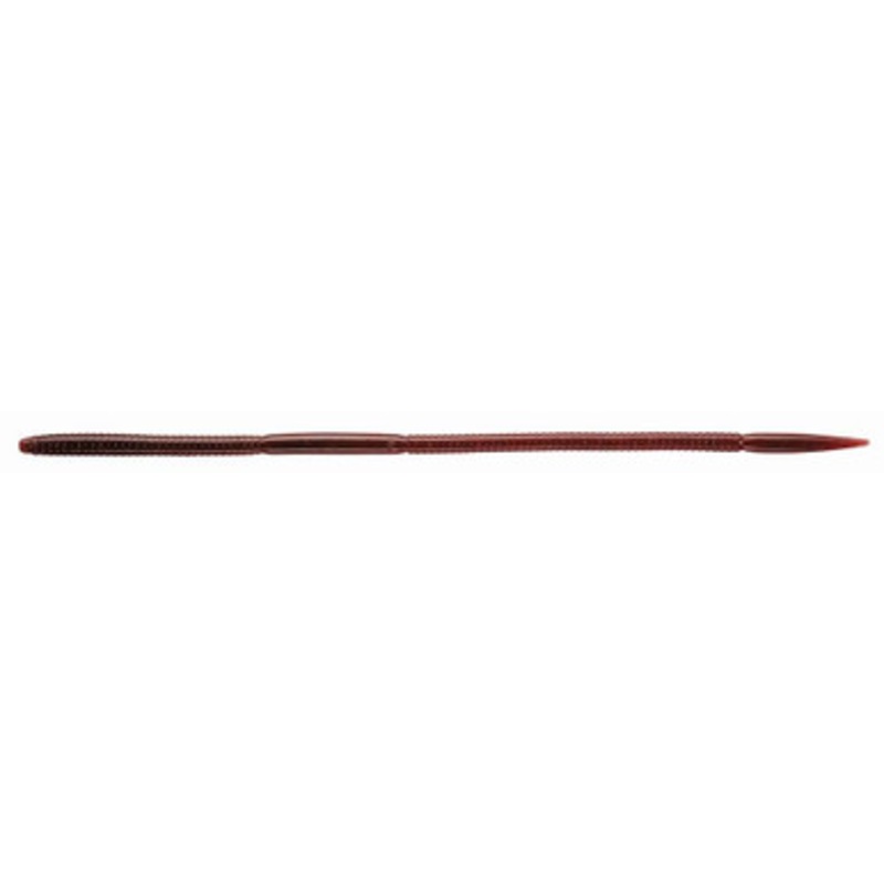 Evergreen Bow Worm Noodle Softbait – 8in – Dark Plum