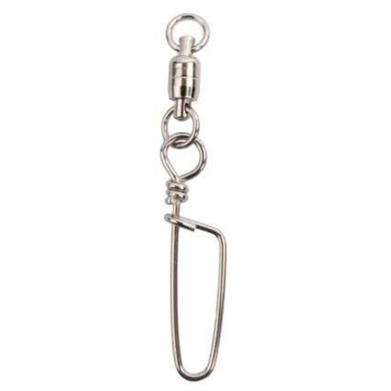 Mustad Demon SS Ball Bearing Swivel w/ Coastlock Snap – 8 – 330lb – 2pk