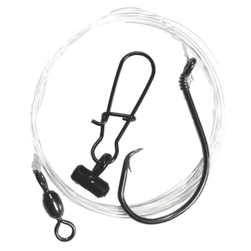 Sea Striker Inline Circle Striped Bass Eel Rig with Sinker Slide – 7/0