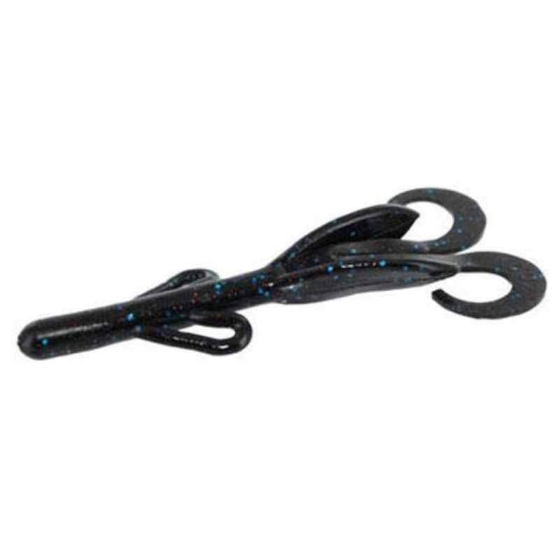Zoom Baby Brush Hog Bait – 4in – Blueberry Red
