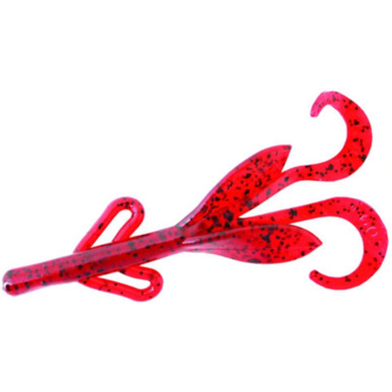 Zoom Baby Brush Hog Bait – 4in – Cherry Seed