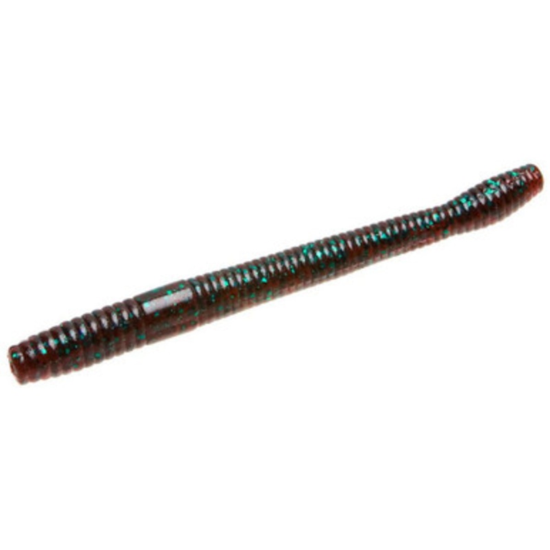 Zoom Magnum Finesse Worm Bait 5in Red Bug