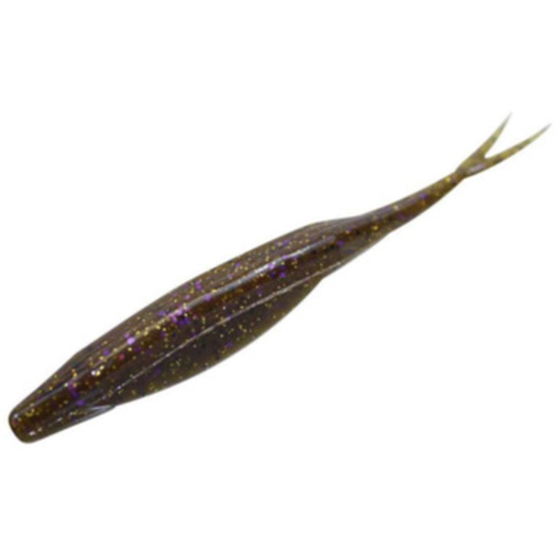 Zoom Magnum Super Fluke – 7in – Green Pumpkin Prp Gld
