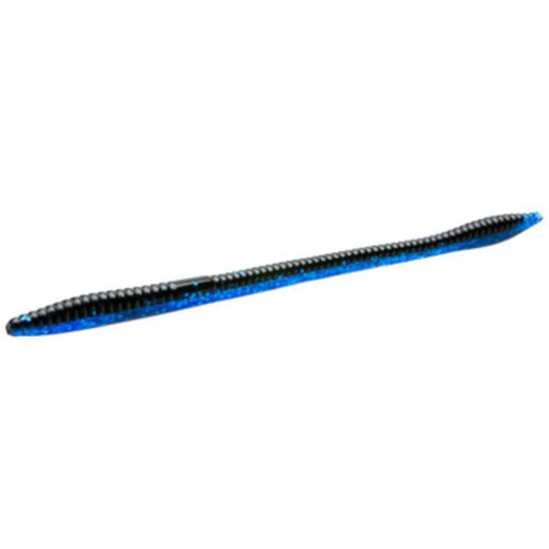 Zoom Trick Worm – 6-1/4in – Black Sapphire