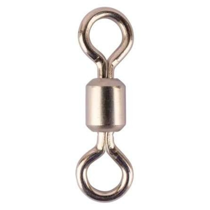 Mustad Demon Stainless Steel Power Rolling Swivel – 2 – 175lb – 8pk