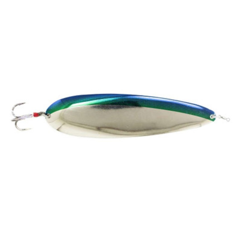 Nichols Lures Ben Parker Mini Magnum Spoon  – 6.5in – Blueback Herring