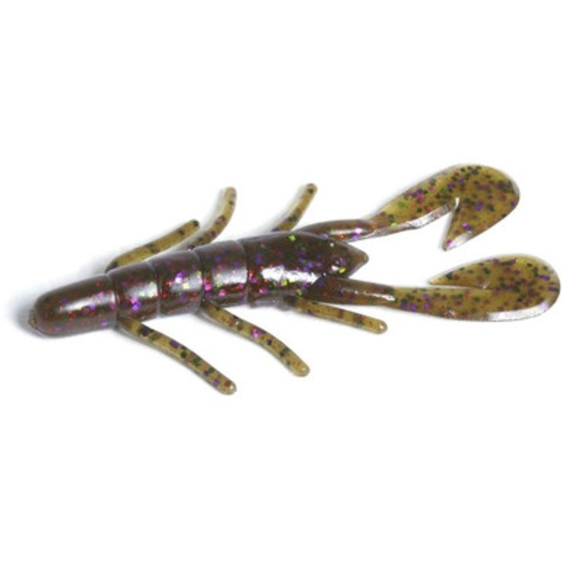 Zoom Ultra Vibe Speed Craw – Green Pumpkin Candy Red  – 3-1/2in