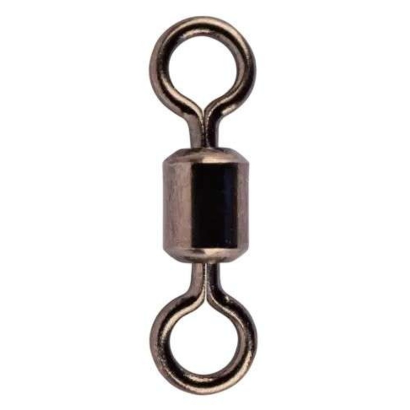Mustad Demon Black Nickel Power Rolling Swivel – 8 – 40lb – 10pk