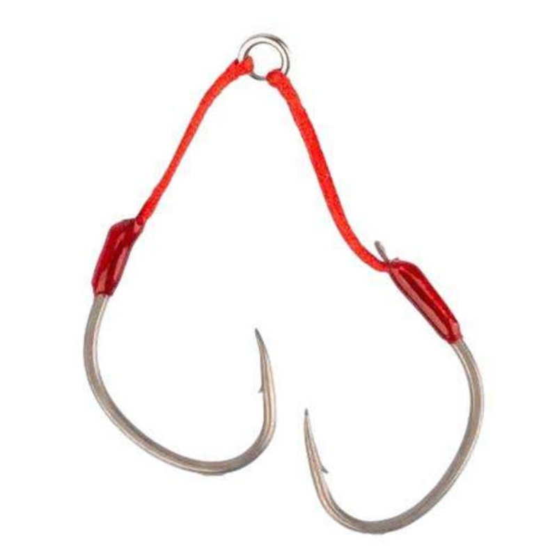 Mustad Ruthless Slow Fall Double Assist Hook – 2/0 – 2pk