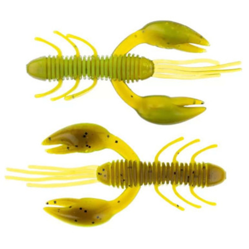NetBait BaitFuel Zaga Craw – Green Pumpkin Chartreuse