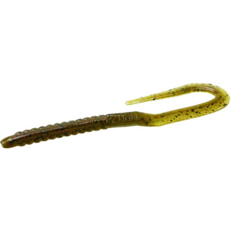 Zoom U-Tale Worm – Green Pumpkin Red