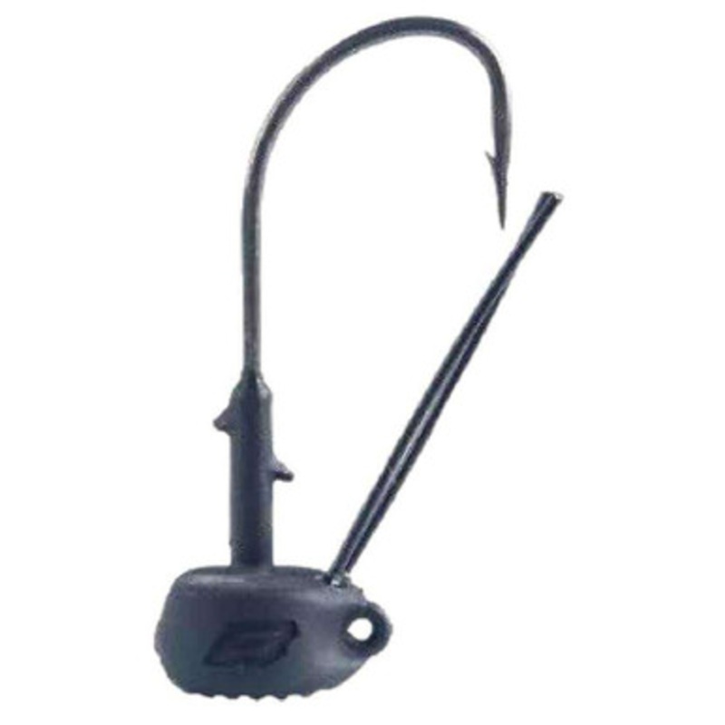BKK Silent Chaser-Draggin’ NED Weedless Jighead 1/16oz 1/0 Hook – Blk