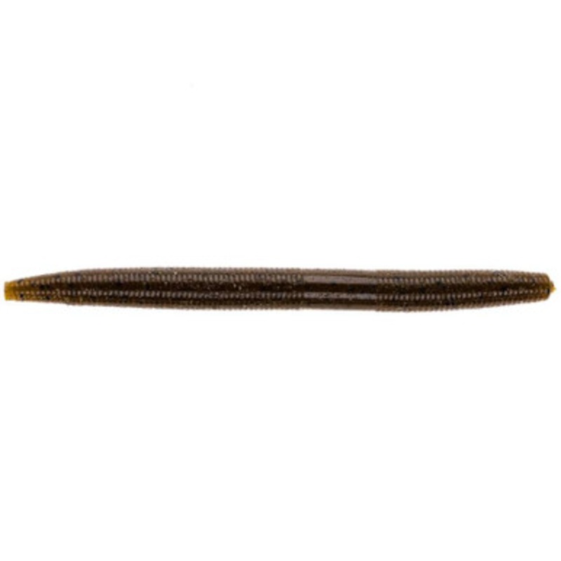 NetBait BaitFuel Ion Worm – 5in – Green Pumpkin
