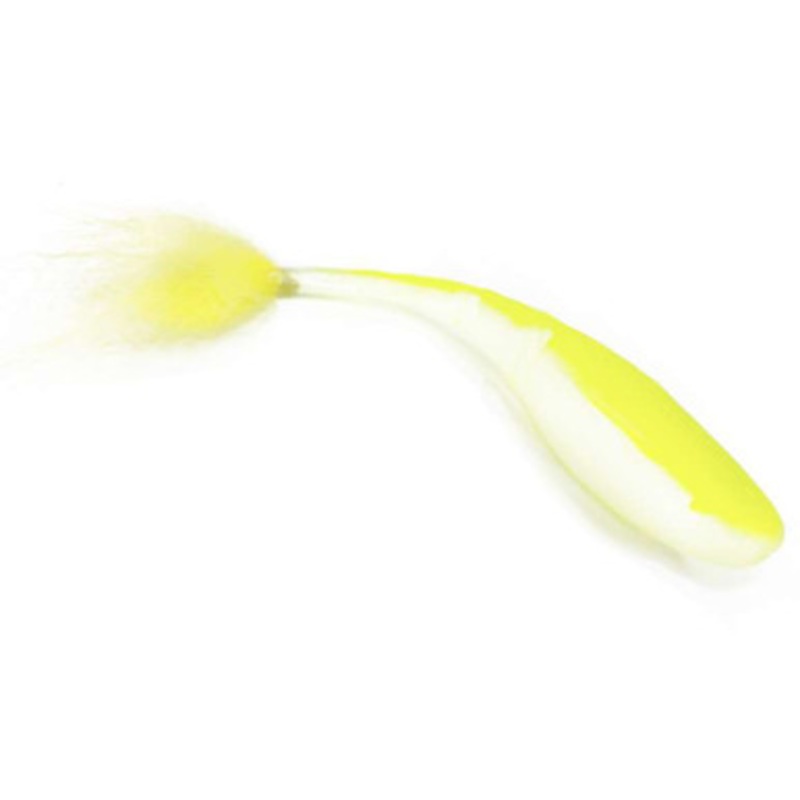Rabid Baits Rab-Shad Soft Jerkbait – 6in – Chartreuse