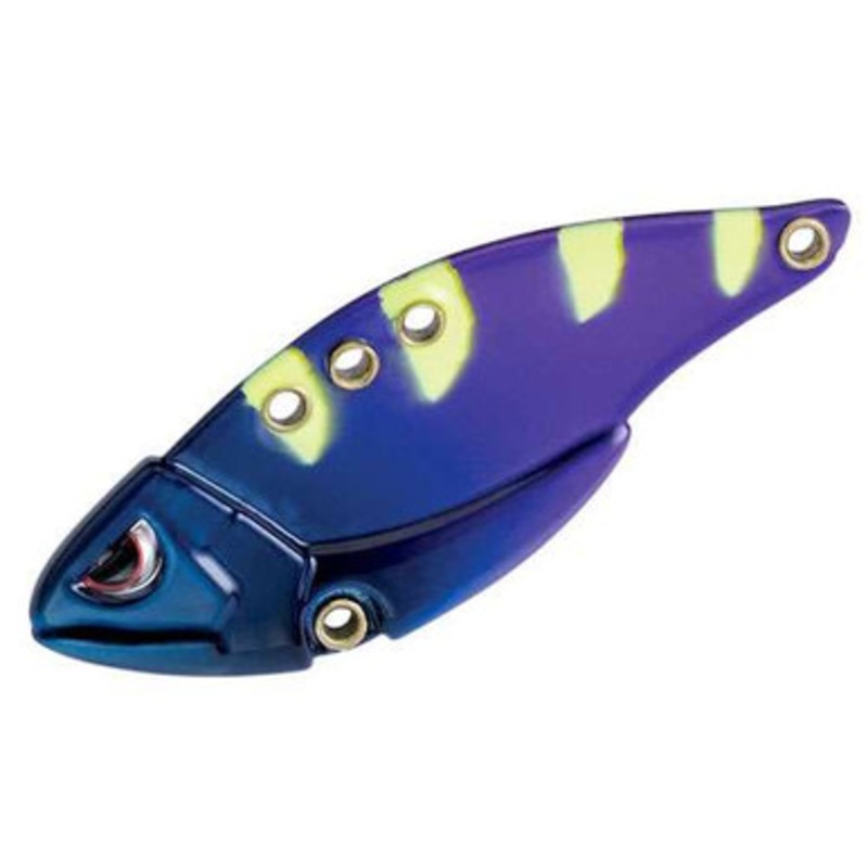 SPRO Carbon Blade TG Bait – 1/2oz – Purple Tiger Chartreuse