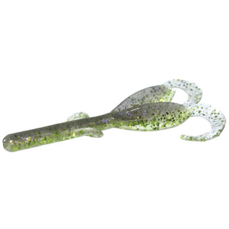 Zoom Baby Brush Hog Bait – 4in – Electric Shiner