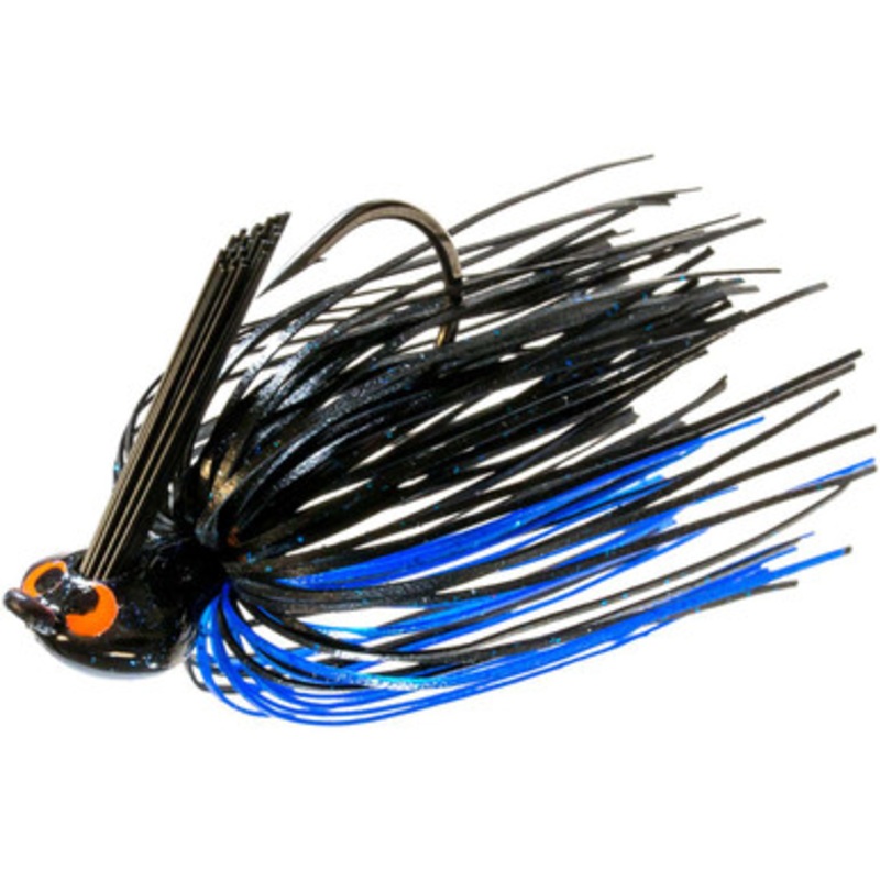 Z-man Crosseyez Flipping Jig – 1/2oz – Black/Blue