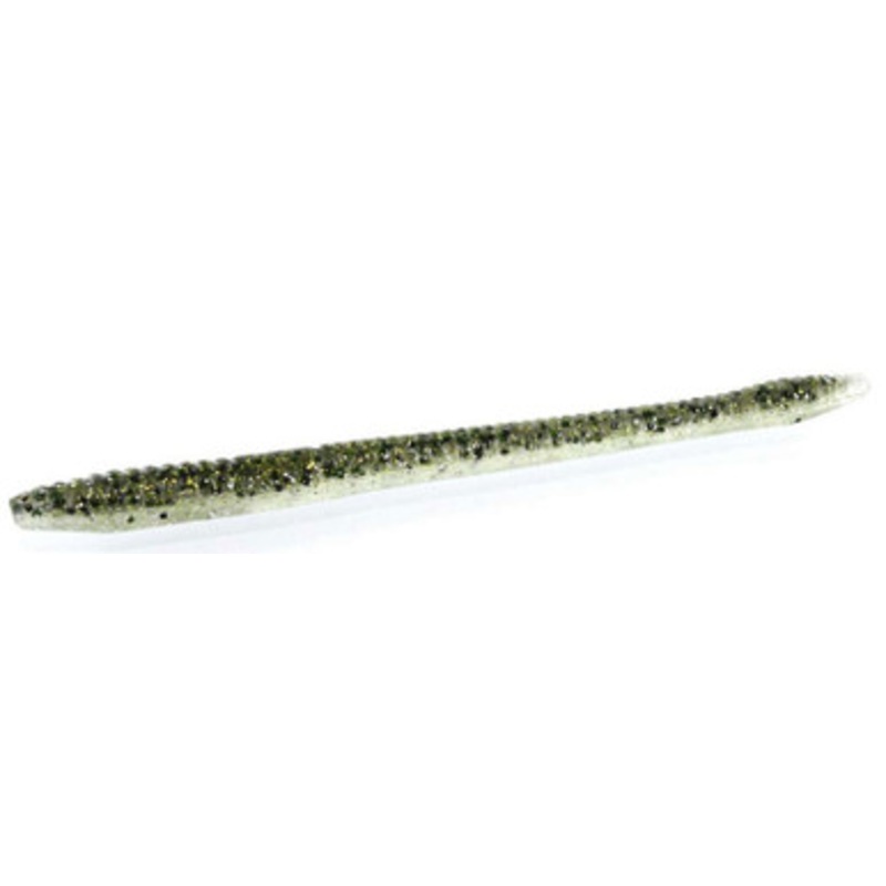 Zoom Finesse Worm Bait 4-1/2in Green Flash