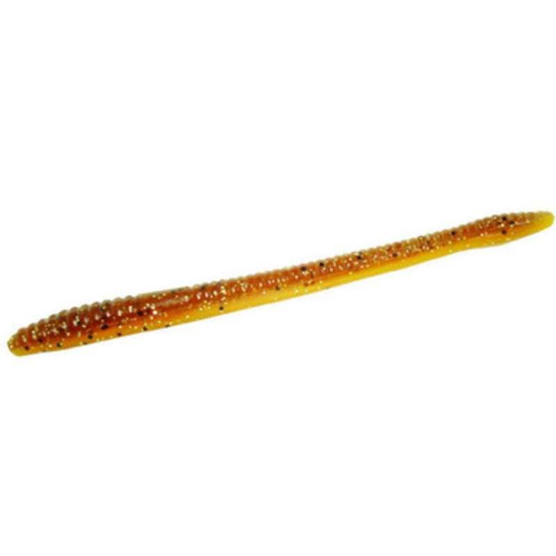 Zoom Finesse Worm Bait 4-1/2in Pumpkin Spice