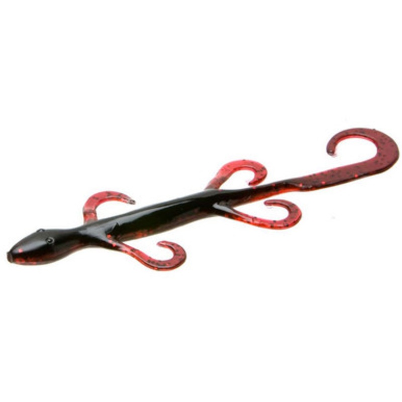 Zoom Lizard Bait – 6in – Black Ruby