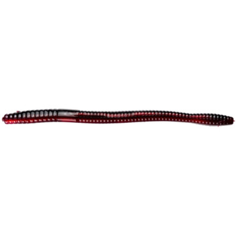 Zoom Magnum Trick Worm – 7in  – Red Shad