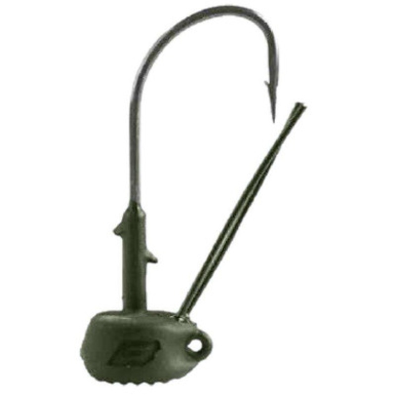 BKK Silent Chaser-Draggin’ NED Weedless Jighead 1/16oz 1/0 Hook – Grn