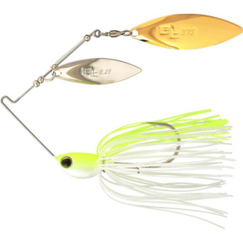 Shimano Swagy Strong Double Willow Spinnerbait – 3/8oz – Chart White