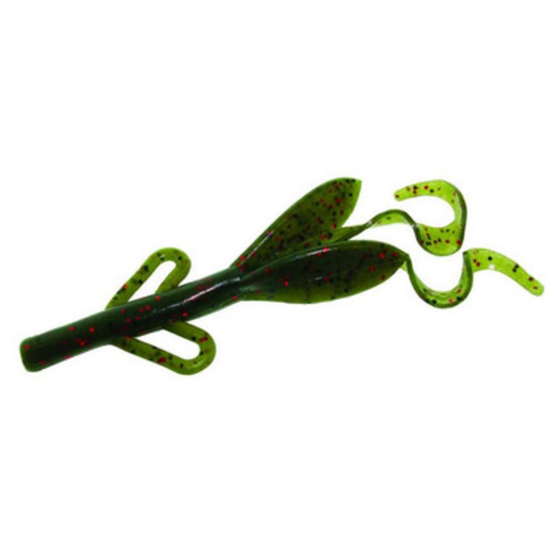 Zoom Baby Brush Hog Bait – 4in – Avocado
