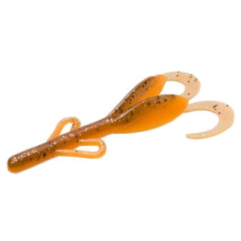 Zoom Baby Brush Hog Bait – 4in – Pumpkin Spice
