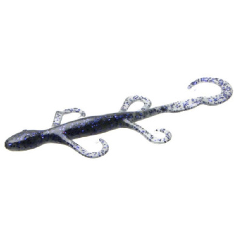 Zoom Lizard Bait – 6in – Smoke Purple