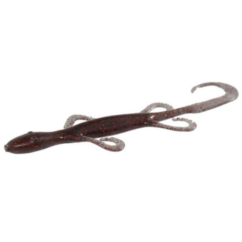 Zoom Lizard Bait – 6in – Smoking Fire