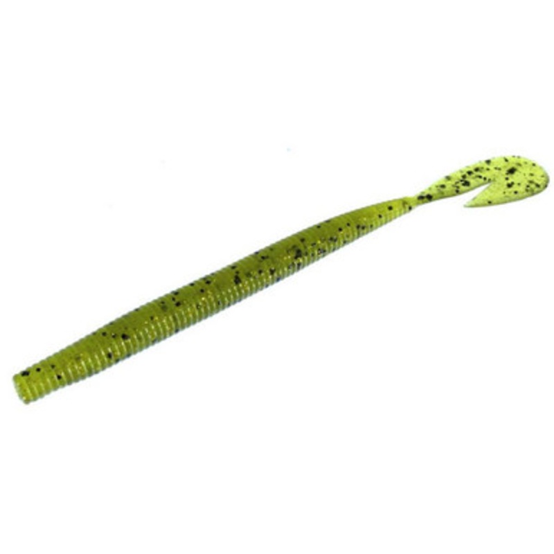 Zoom UV Speed Worm – 6in – Watermelon Gold Glitter